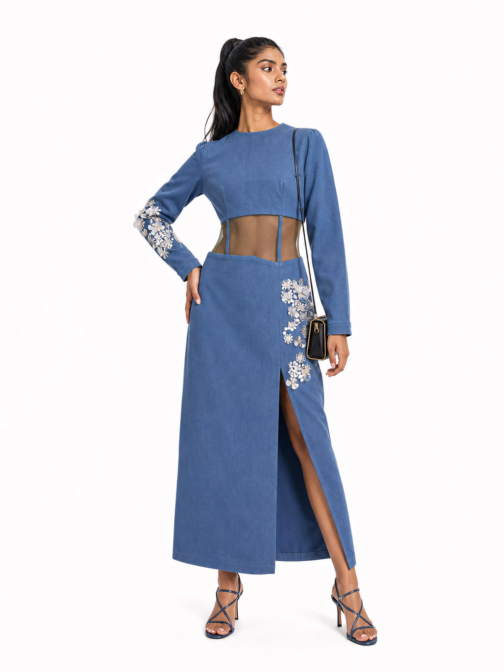 SoSaaVee Sunshine dress - model studio front view