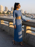 SoSaaVee Sunshine dress - model lifestyle Mumbai side view